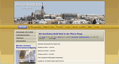 Desktop Screenshot of pfarre.stadthaag.at